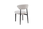 Jade Chair | Black - Natural Oat Fabric