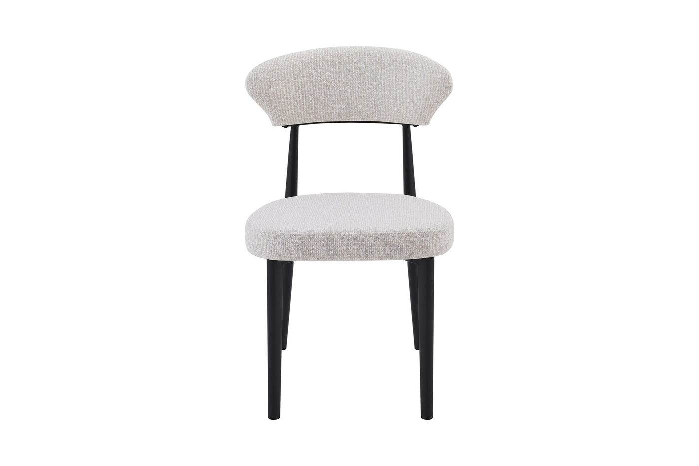 Jade Chair | Black - Natural Oat Fabric