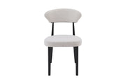 Jade Chair | Black - Natural Oat Fabric