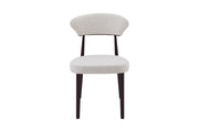 Jade Chair | Walnut Finish- Natural Oat Fabric