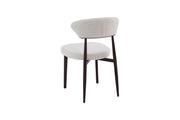 Jade Chair | Walnut Finish- Natural Oat Fabric