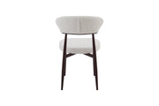 Jade Chair | Walnut Finish- Natural Oat Fabric
