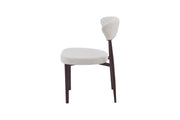 Jade Chair | Walnut Finish- Natural Oat Fabric