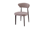 Jade Chair | Walnut Finish - Hazelnut Fabric