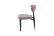 Jade Chair | Walnut Finish - Hazelnut Fabric
