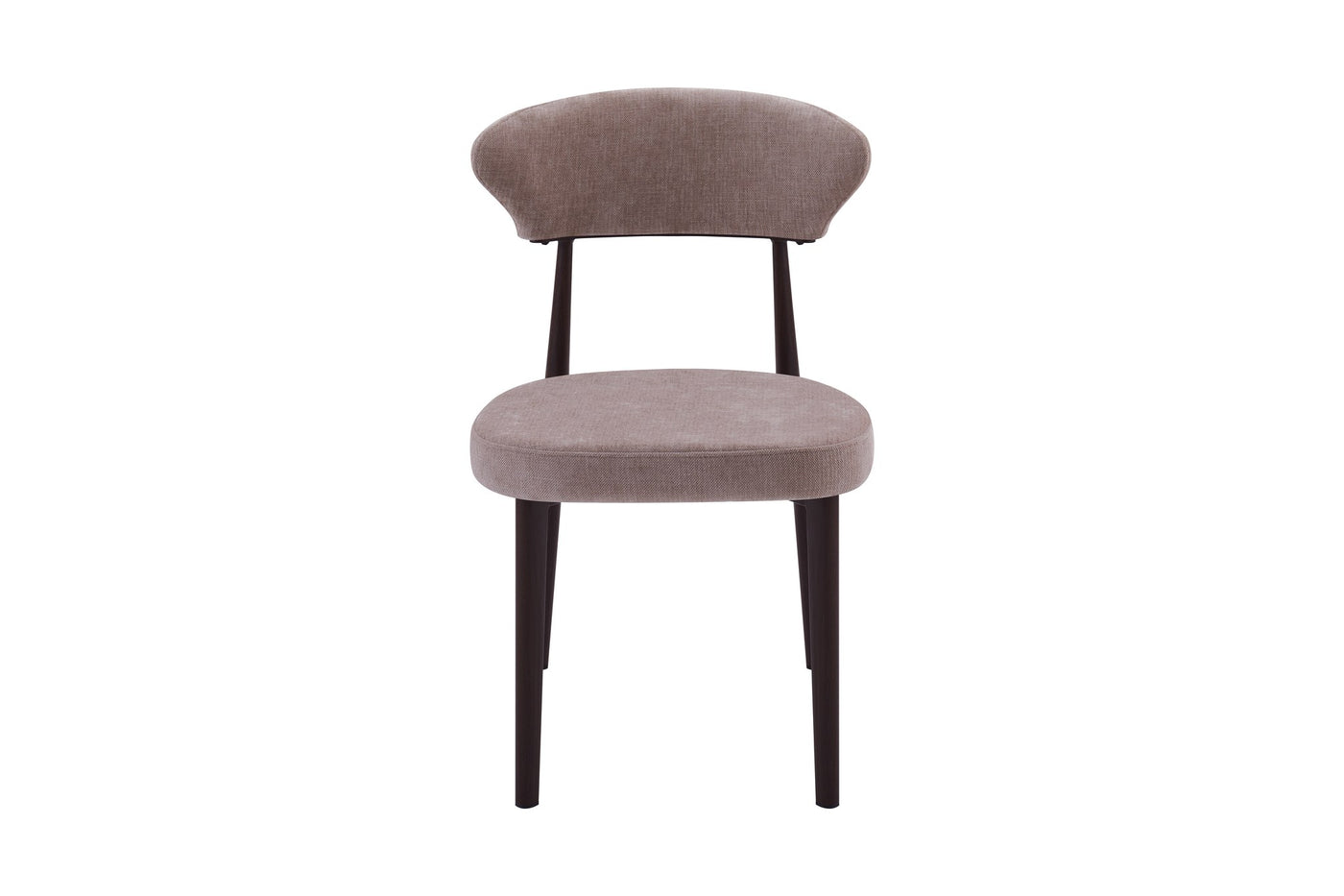 Jade Chair | Walnut Finish - Hazelnut Fabric