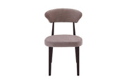 Jade Chair | Walnut Finish - Hazelnut Fabric