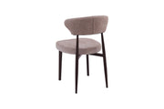 Jade Chair | Walnut Finish - Hazelnut Fabric