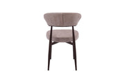 Jade Chair | Walnut Finish - Hazelnut Fabric