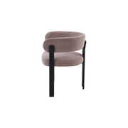 Mirenza Chair | Black - Hazelnut Fabric