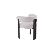 Mirenza Chair | Black - Natural Oat Fabric