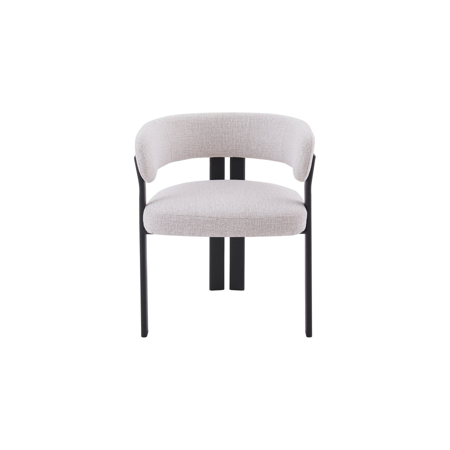 Mirenza Chair | Black - Natural Oat Fabric