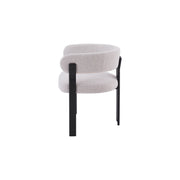 Mirenza Chair | Black - Natural Oat Fabric