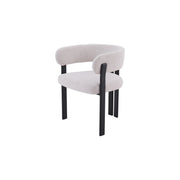 Mirenza Chair | Black - Natural Oat Fabric