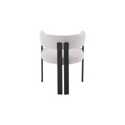 Mirenza Chair | Black - Natural Oat Fabric