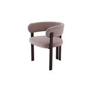 Mirenza Chair | Walnut Finish - Hazelnut Fabric