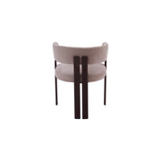 Mirenza Chair | Walnut Finish - Hazelnut Fabric