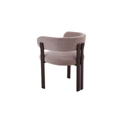 Mirenza Chair | Walnut Finish - Hazelnut Fabric