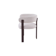 Mirenza Chair | Walnut Finish - Natural Oat Fabric