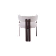 Mirenza Chair | Walnut Finish - Natural Oat Fabric