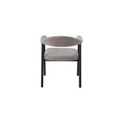 Oregon Chair | Black - Hazelnut Fabric