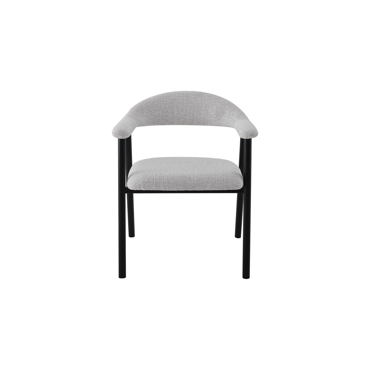 Oregon Chair | Black - Natural Oat Fabric