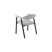 Oregon Chair | Black - Natural Oat Fabric