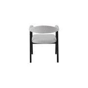 Oregon Chair | Black - Natural Oat Fabric