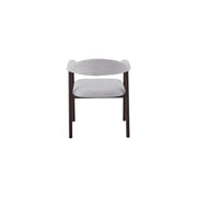 Oregon Chair | Walnut Finish - Glacier Grey Fabric