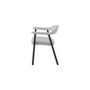 Oregon Chair | Walnut Finish - Natural Oat Fabric