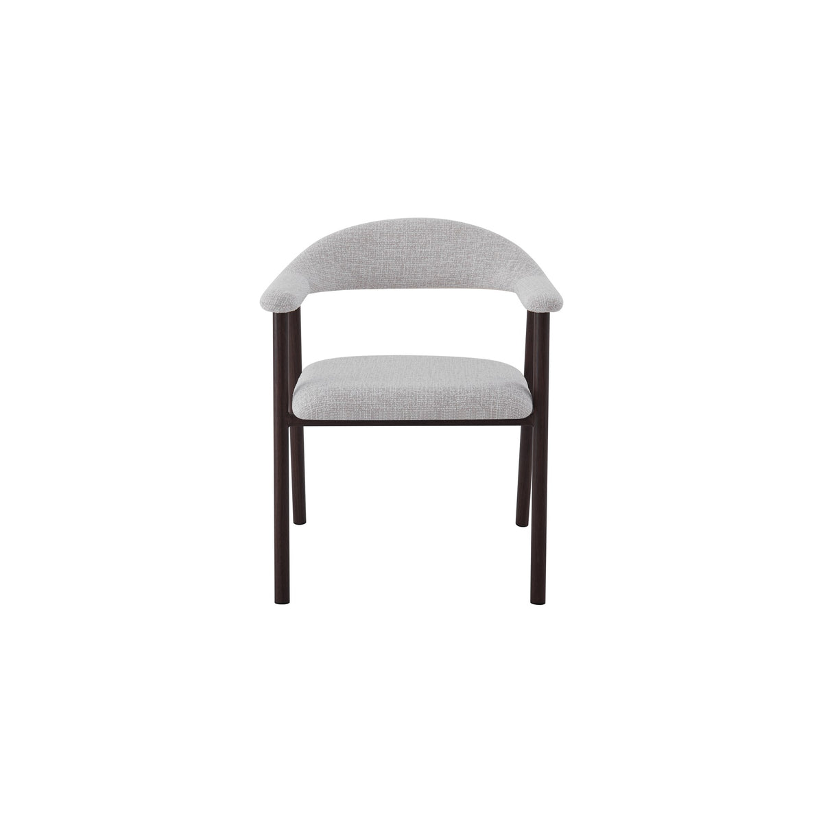 Oregon Chair | Walnut Finish - Natural Oat Fabric