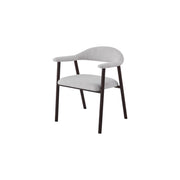Oregon Chair | Walnut Finish - Natural Oat Fabric