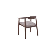 Riviera Chair | Walnut - Hazelnut Fabric