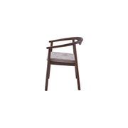 Riviera Chair | Walnut - Hazelnut Fabric