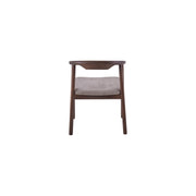 Riviera Chair | Walnut - Hazelnut Fabric
