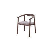 Riviera Chair | Walnut - Hazelnut Fabric