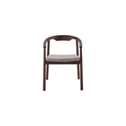 Riviera Chair | Walnut - Hazelnut Fabric