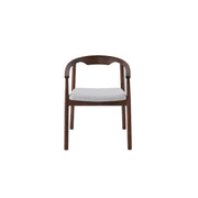 Riviera Chair | Walnut - Natural Oat Fabric