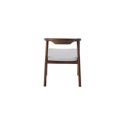Riviera Chair | Walnut - Natural Oat Fabric