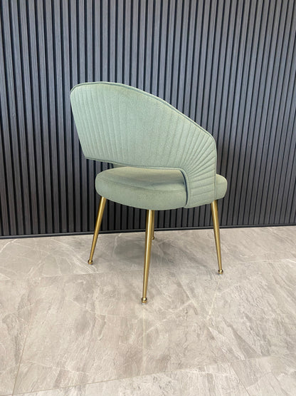 Bella Chair | Moss Green Fabric