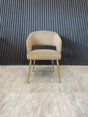 Bella Chair | Mocha Mohair
