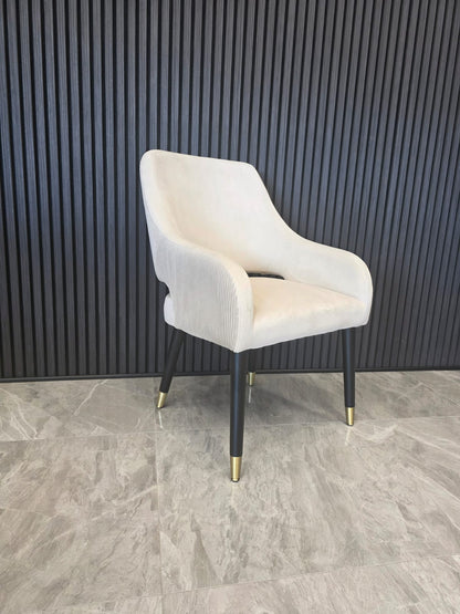 Ophelia Chair | Offwhite Velvet