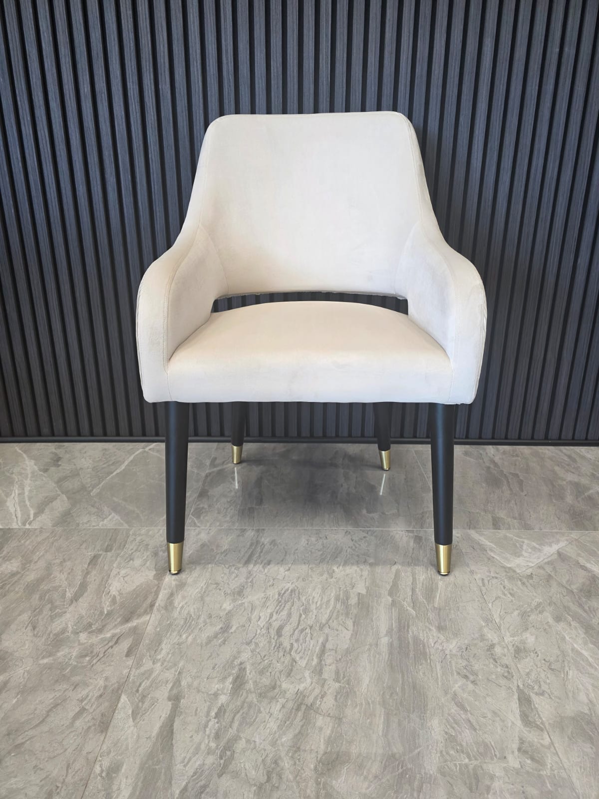 Ophelia Chair | Offwhite Velvet