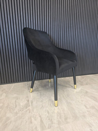 Ophelia Chair | Black Velvet