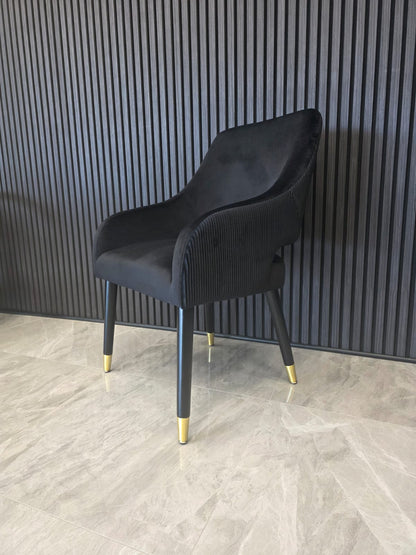 Ophelia Chair | Black Velvet