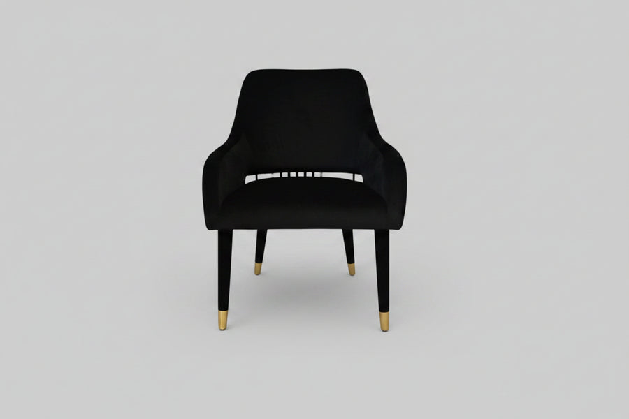 Ophelia Chair | Black Velvet