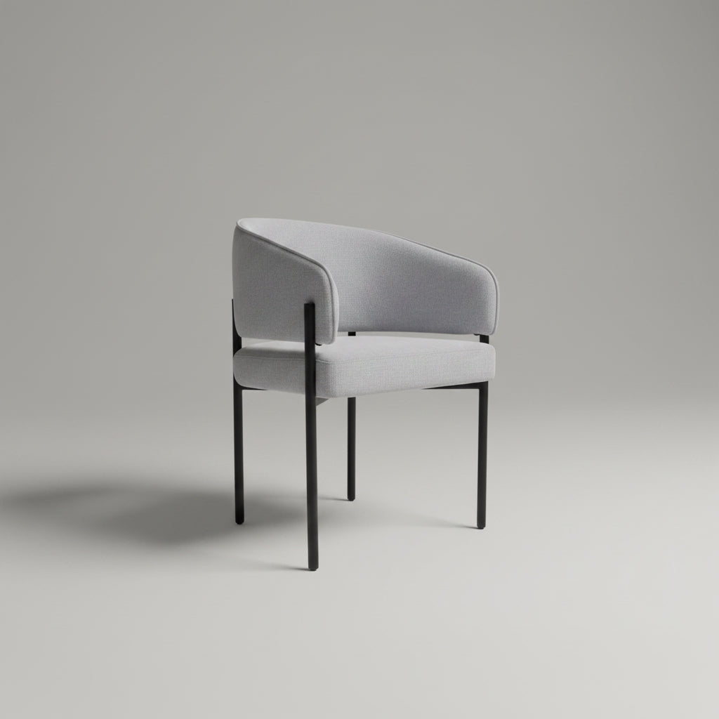 Tiffany Chair | Grey Linen
