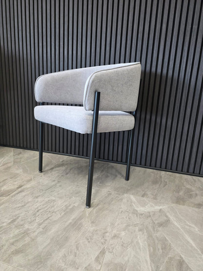 Tiffany Chair | Grey Linen