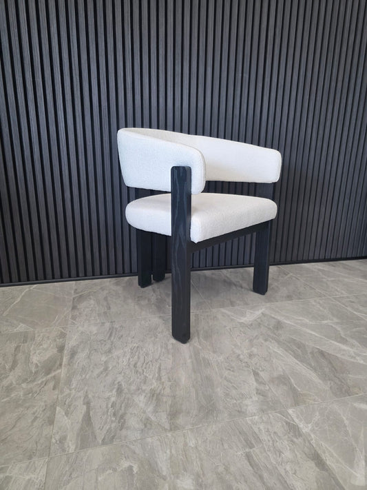 Tisorie Chair | White Boucle