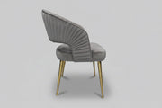 Bella Chair | Grey Velvet